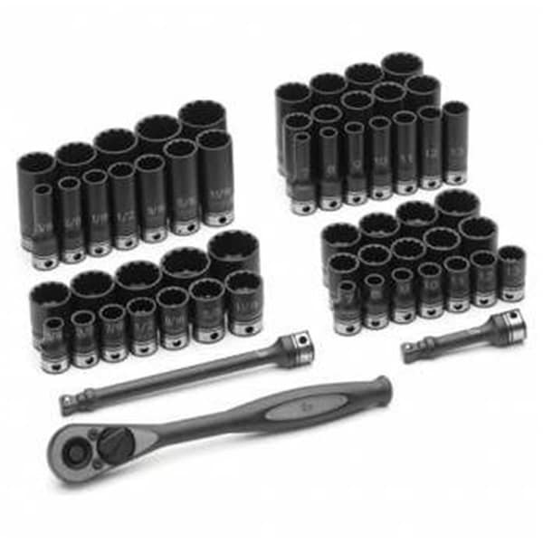 Cool Kitchen 38 in. Drive 12 point Fract. & Metric Duo Socket Set - 59 Pieces CO3485166 - main